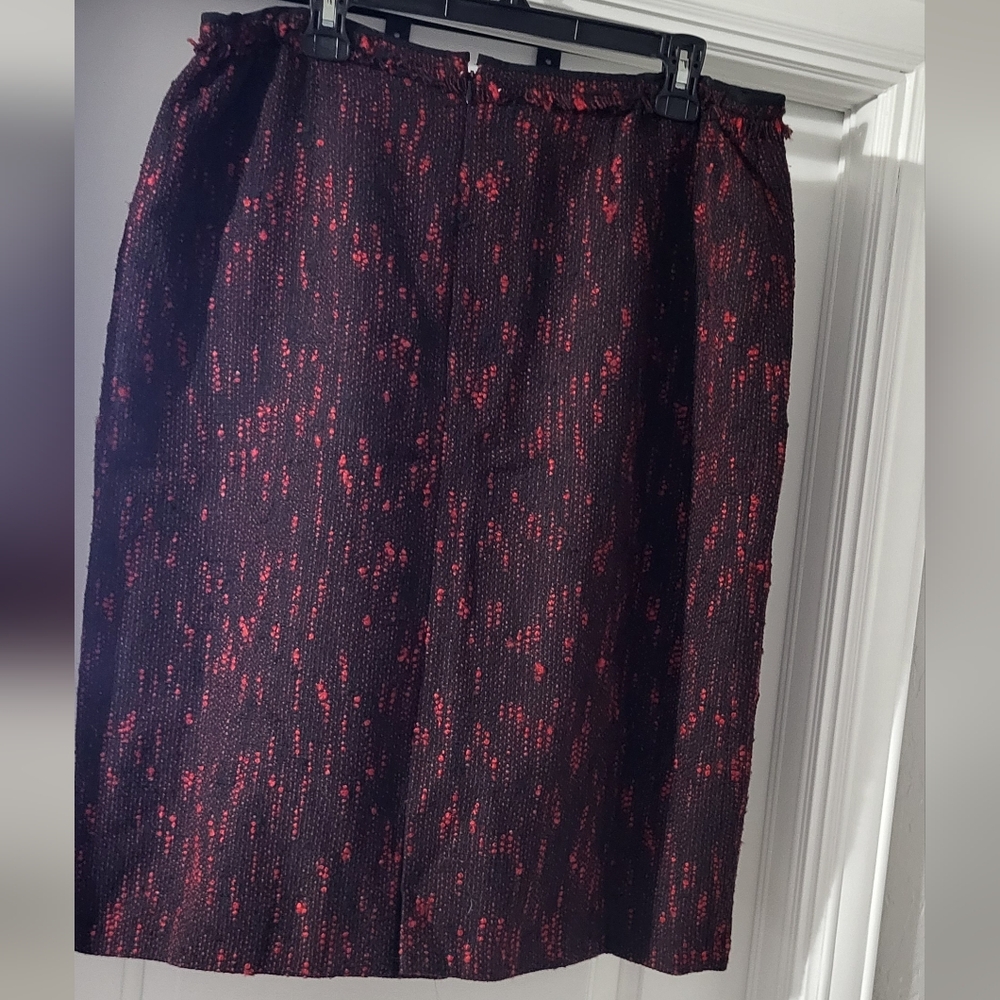 Cato Black and Red Pencil Skirt